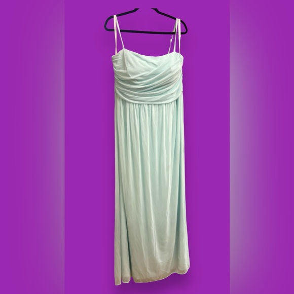 David's Bridal Dresses & Skirts - David’s Bridal Women’s Bridesmaid Dress Size 18 Mint Green F19428